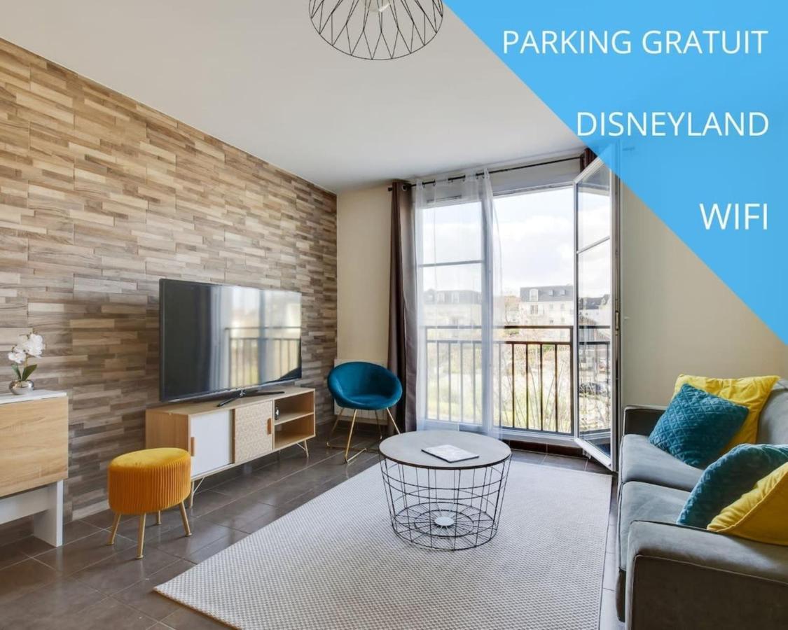 Apartamento Appart Cosy Quartier Calme Hyper Centre Parking Magny-le-Hongre Exterior foto